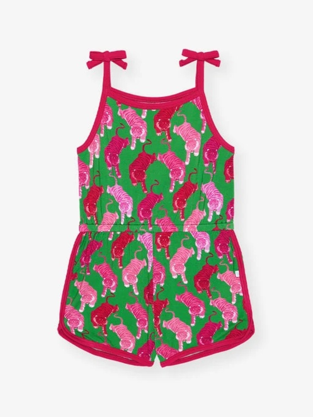 Posh Peanut Le Tiger Varsity Romper